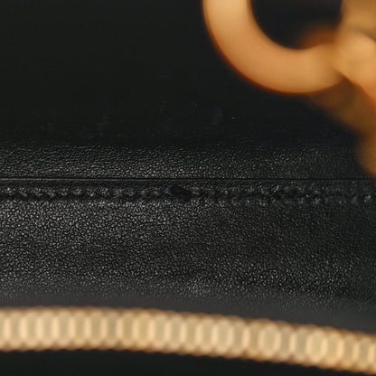 Saint Laurent Calfskin Crocodile Embossed Small Sac de Jour Black 12 of 15