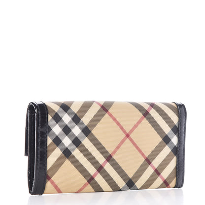 Burberry Nova Check Continental Wallet Black 3 of 8