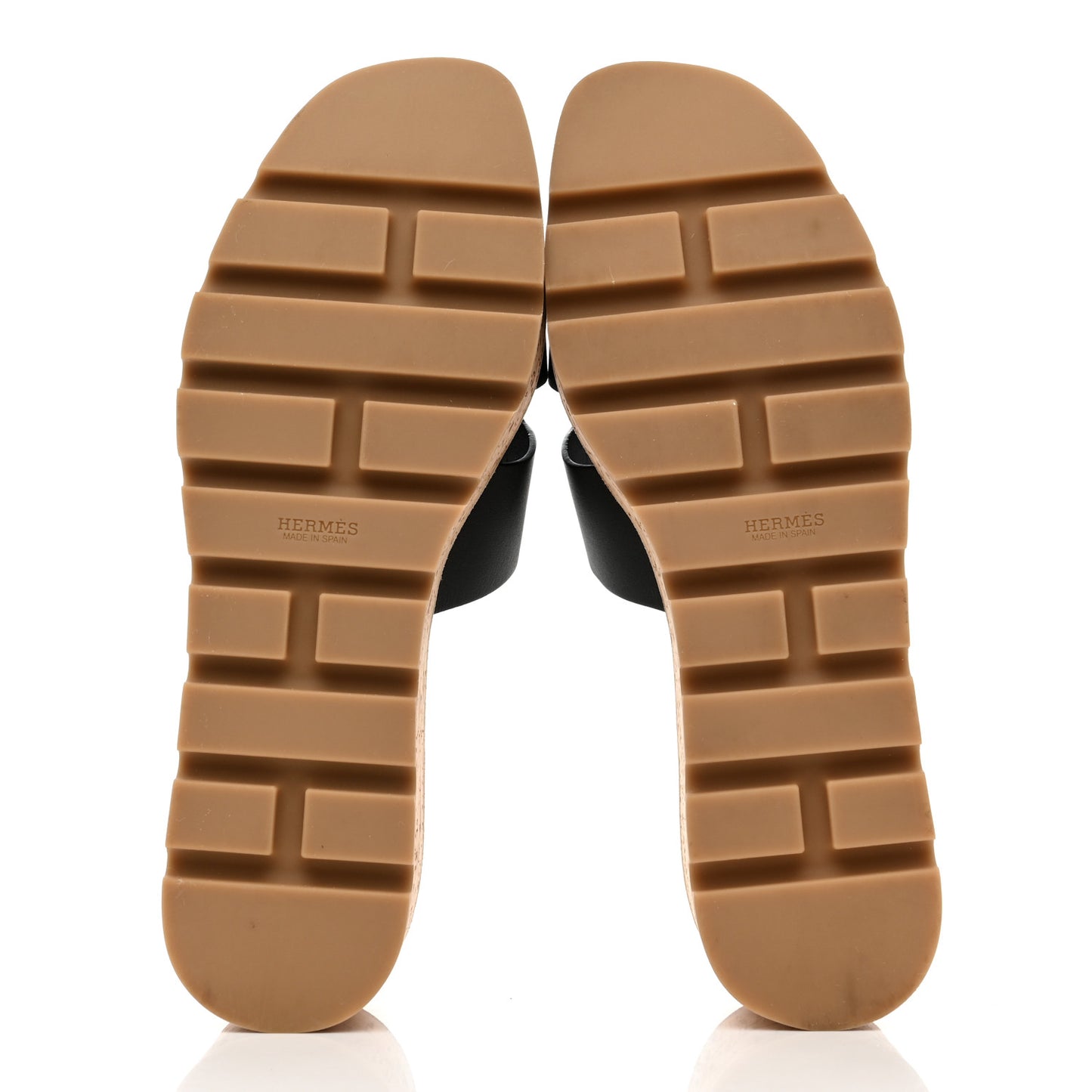 Calfskin Cork Eze 30 Sandals 41 Black