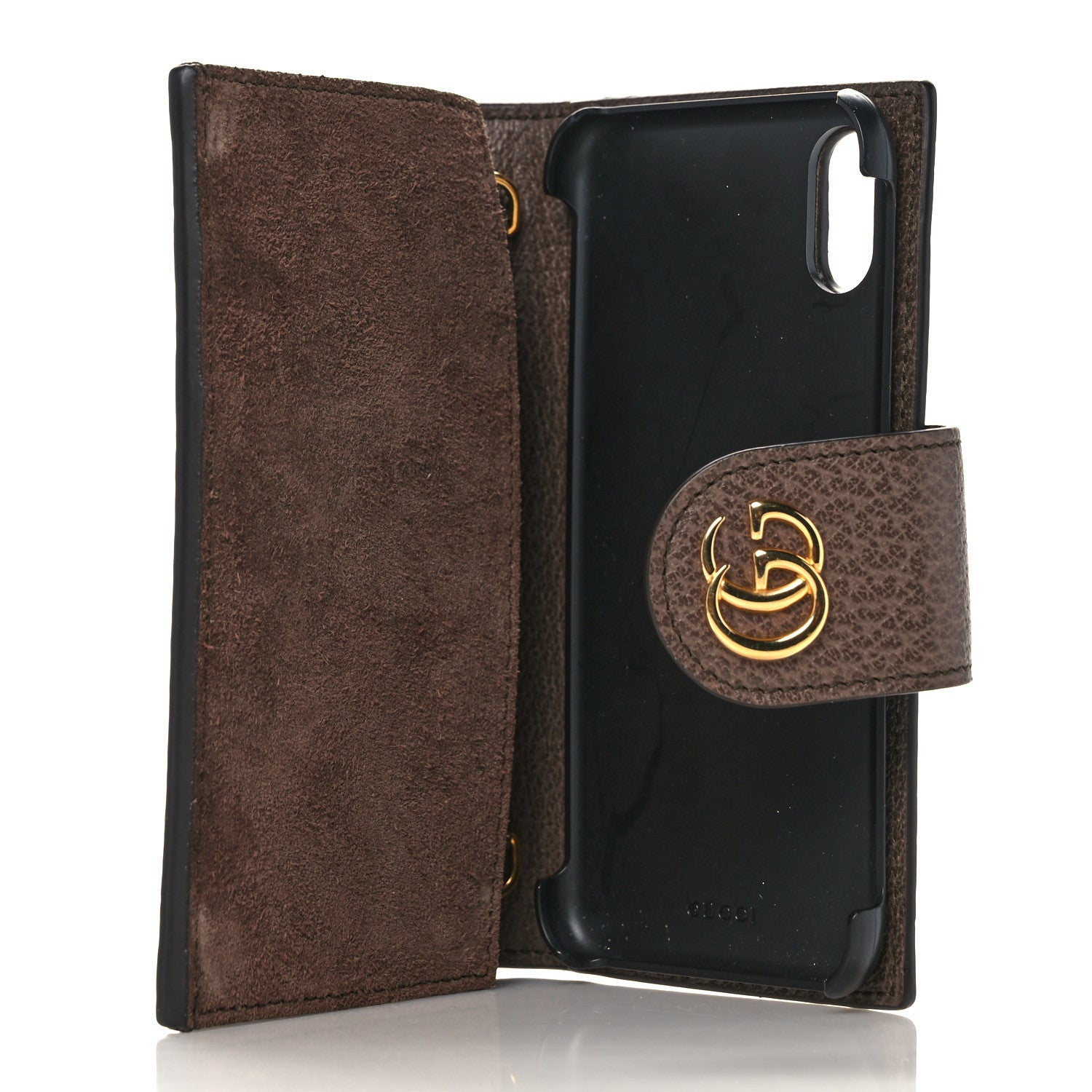 Gucci GG Supreme Monogram Ophidia iPhone 10 Wallet Case 4 of 11