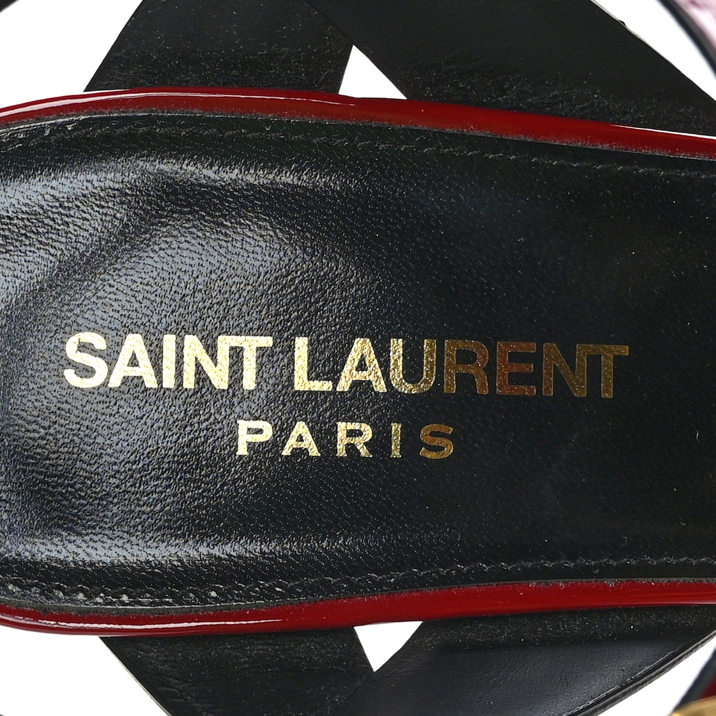 Patent Calfskin Tribute 105 Sandals 39 Hot Red