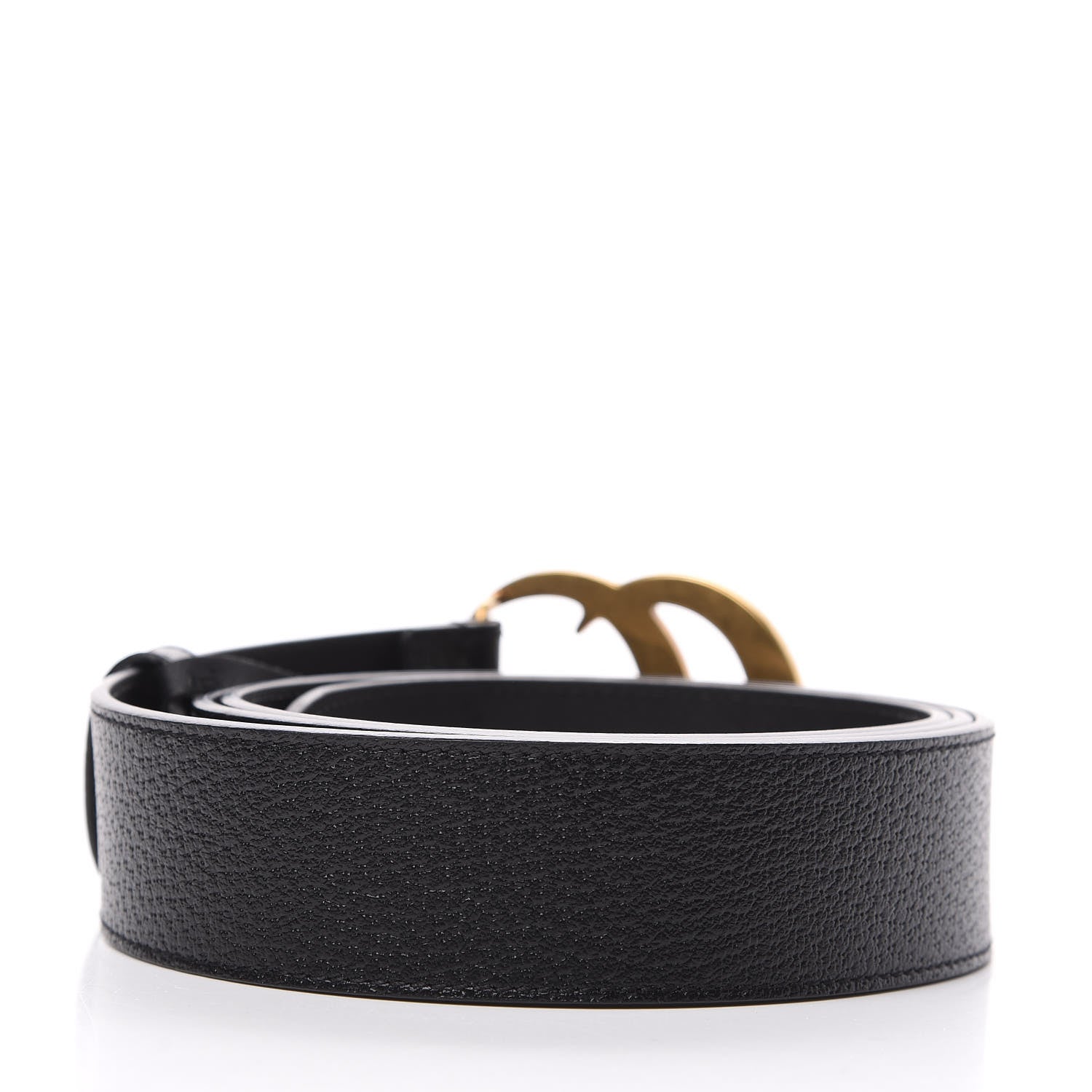 Gucci Textured Calfskin Double G 40mm Belt 115 46 Black 2 of 5