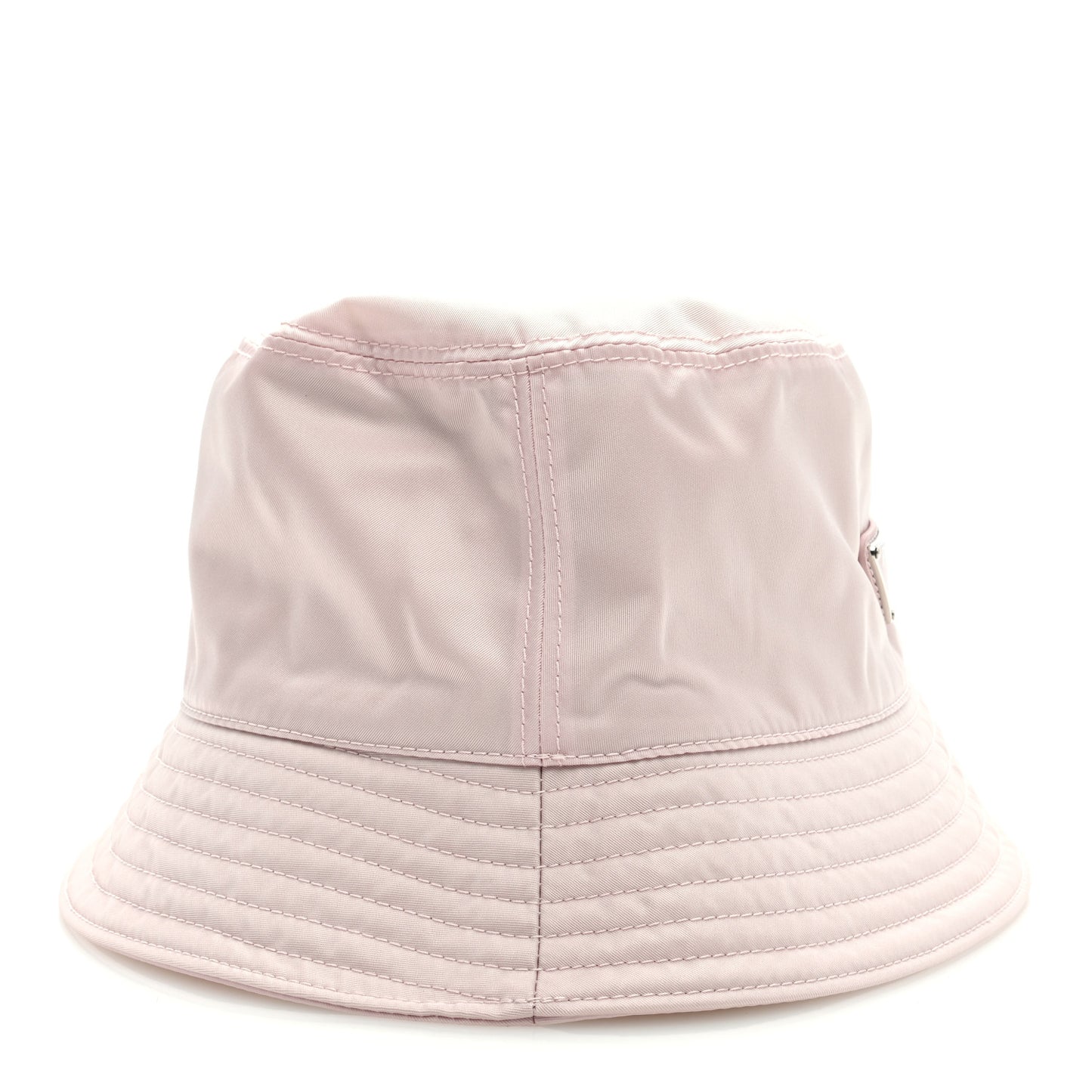 Re-Nylon Metal Triangle Logo Womens Bucket Hat M Alabastro