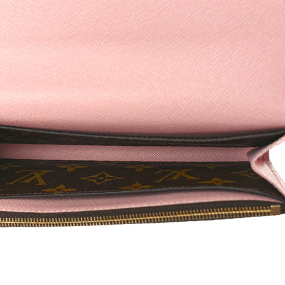 Louis Vuitton Monogram Emilie Wallet Rose Ballerine 5 of 9