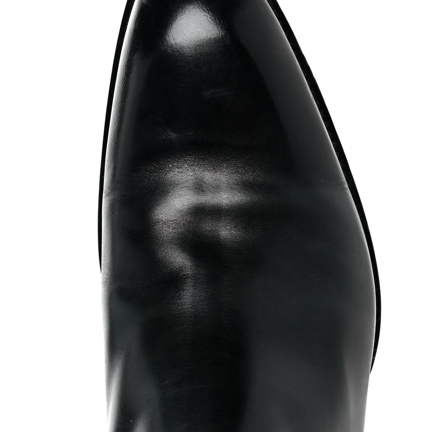 Hand Waxed Calfskin Mens LV Vendome Chelsea Boots 8.5 Black
