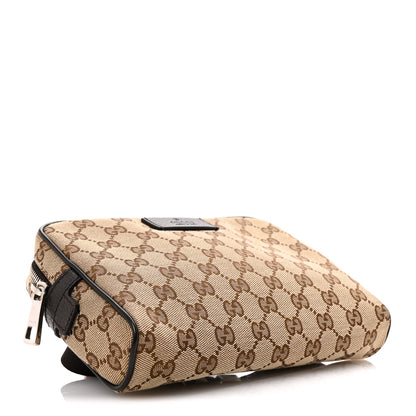 Gucci Monogram Belt Bag Dark Brown 7 of 23