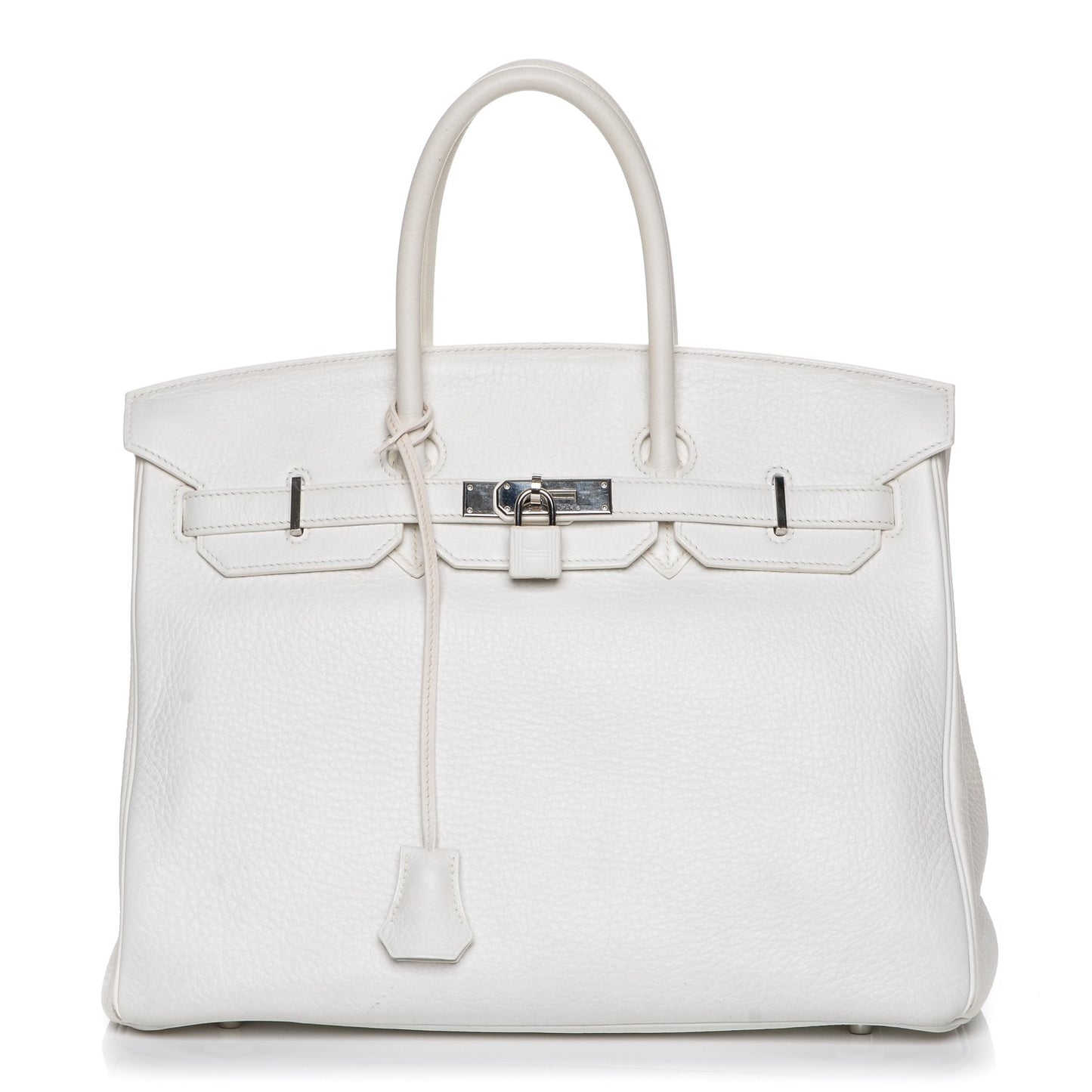 Taurillon Clemence Birkin 35 White