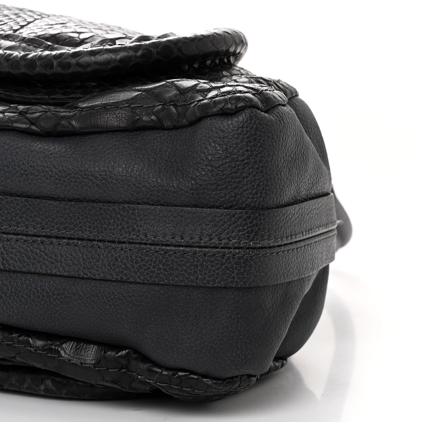 Snakeskin Large Paraty Black