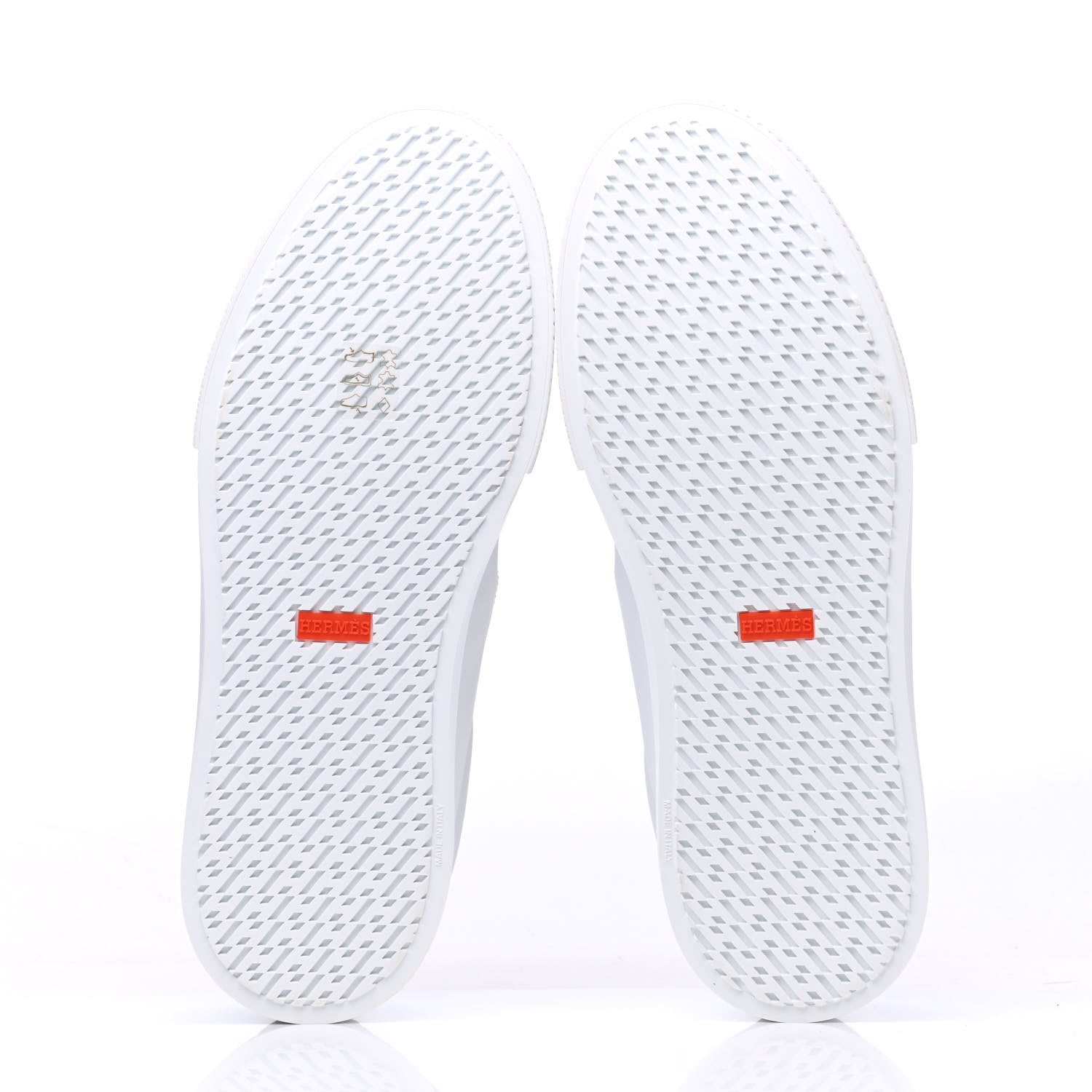 Hermes Calfskin Mens Day Sneakers 44 White 7 of 12