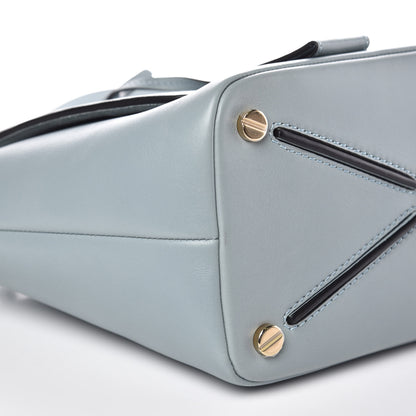 Valentino Garavani Calfskin Small Rockstud Demilune Double Handle Satchel Nube 7 of 10
