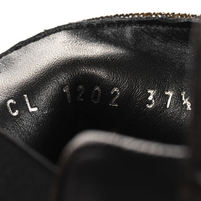 Louis Vuitton Calfskin Monogram Beaubourg Ankle Boots 37.5 Black 7 of 8