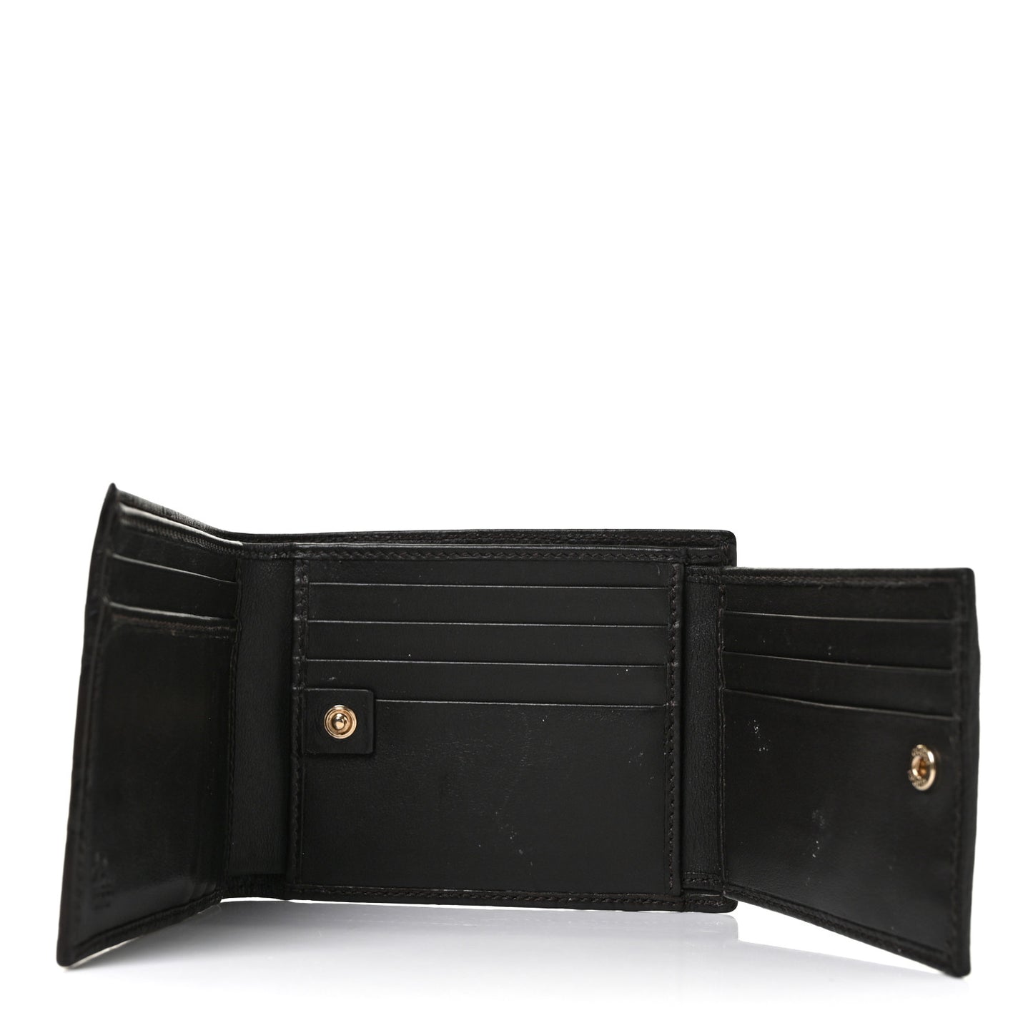 Guccissima Bi-Fold ID Wallet Black