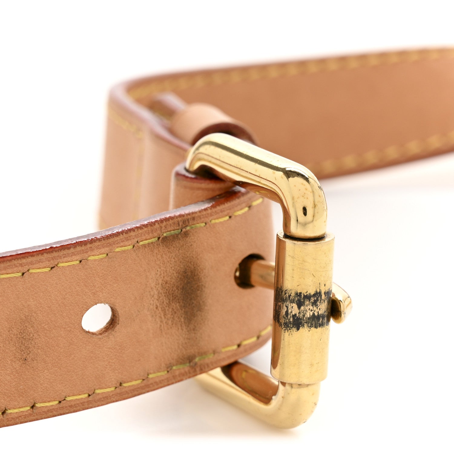 Louis Vuitton Vachetta 25mm Adjustable Shoulder Strap VVN 4 of 5