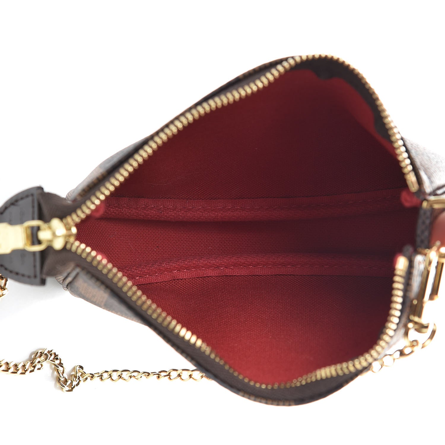 Louis Vuitton Damier Ebene Mini Pochette Accessories 5 of 7