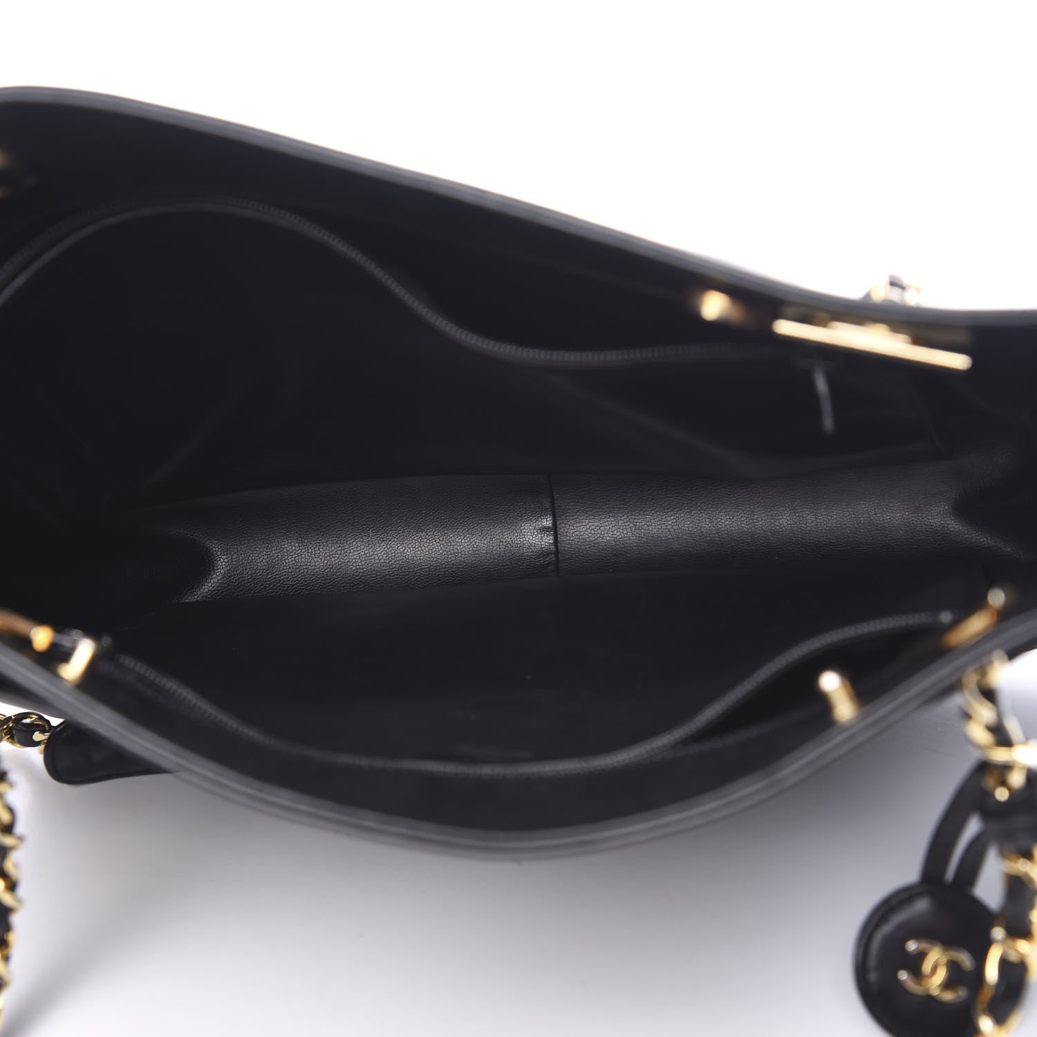 Chanel Lambskin Quilted Shoulder Bag Black 4 of 10