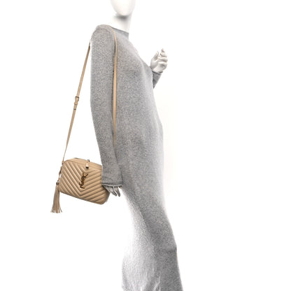 Saint Laurent Calfskin Matelasse Monogram Lou Camera Bag Avorio 2 of 10