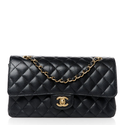 Chanel Caviar Quilted Medium Double Flap Black 1 of 11