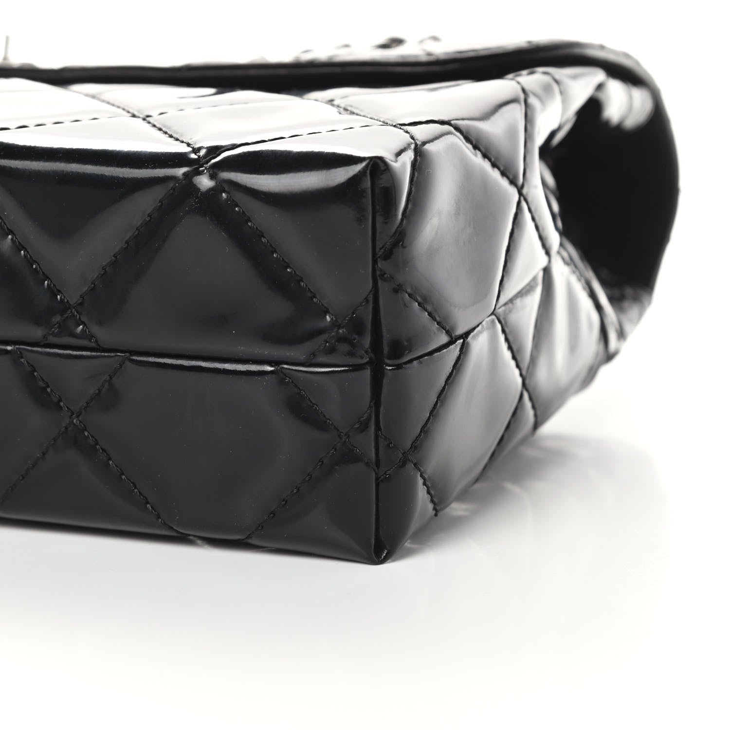 Chanel Vinyl Quilted In the Business Flap Bag Black 11 of 14