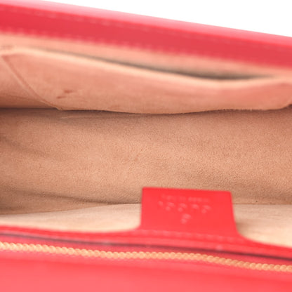 Gucci Calfskin Small Sylvie Shoulder Bag Hibiscus Red 5 of 13