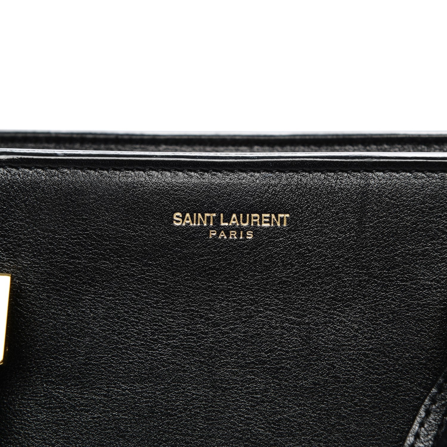 Saint Laurent Calfskin Small Monogram Cabas Black 6 of 7