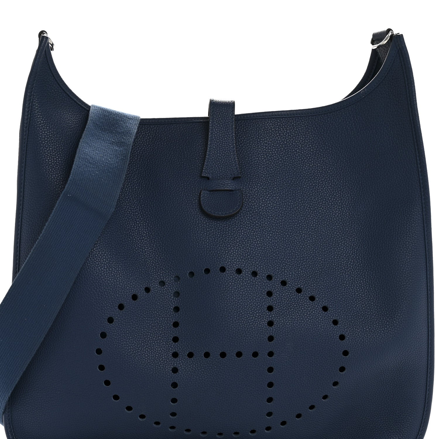 Hermes Taurillon Clemence Evelyne III TGM Bleu Obscur 8 of 12