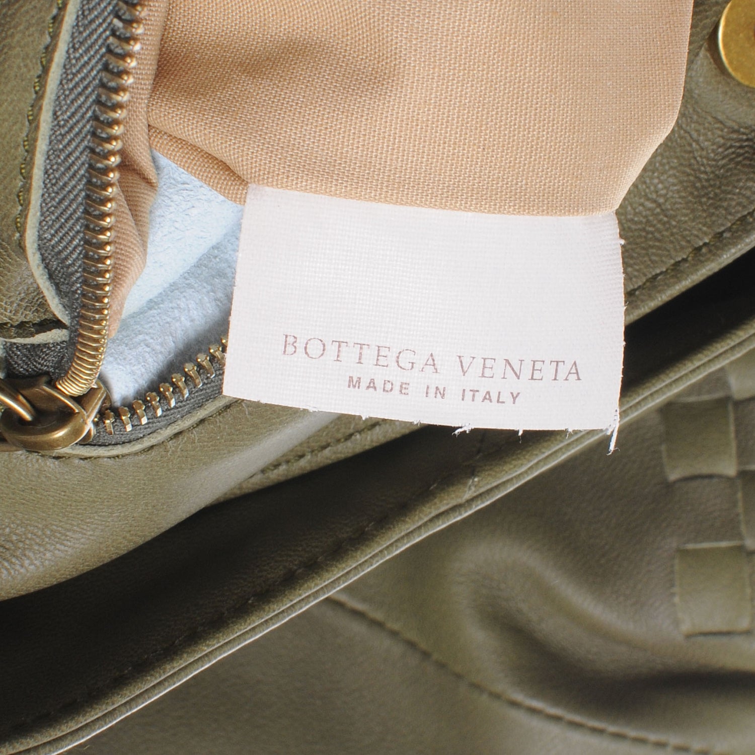 Bottega Veneta Leather Hobo Olive 6 of 7