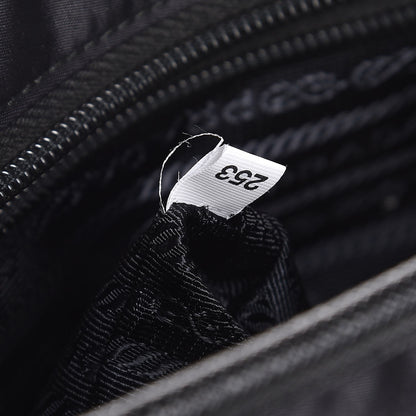 Prada Nylon Flat Messenger Bag Black 8 of 8