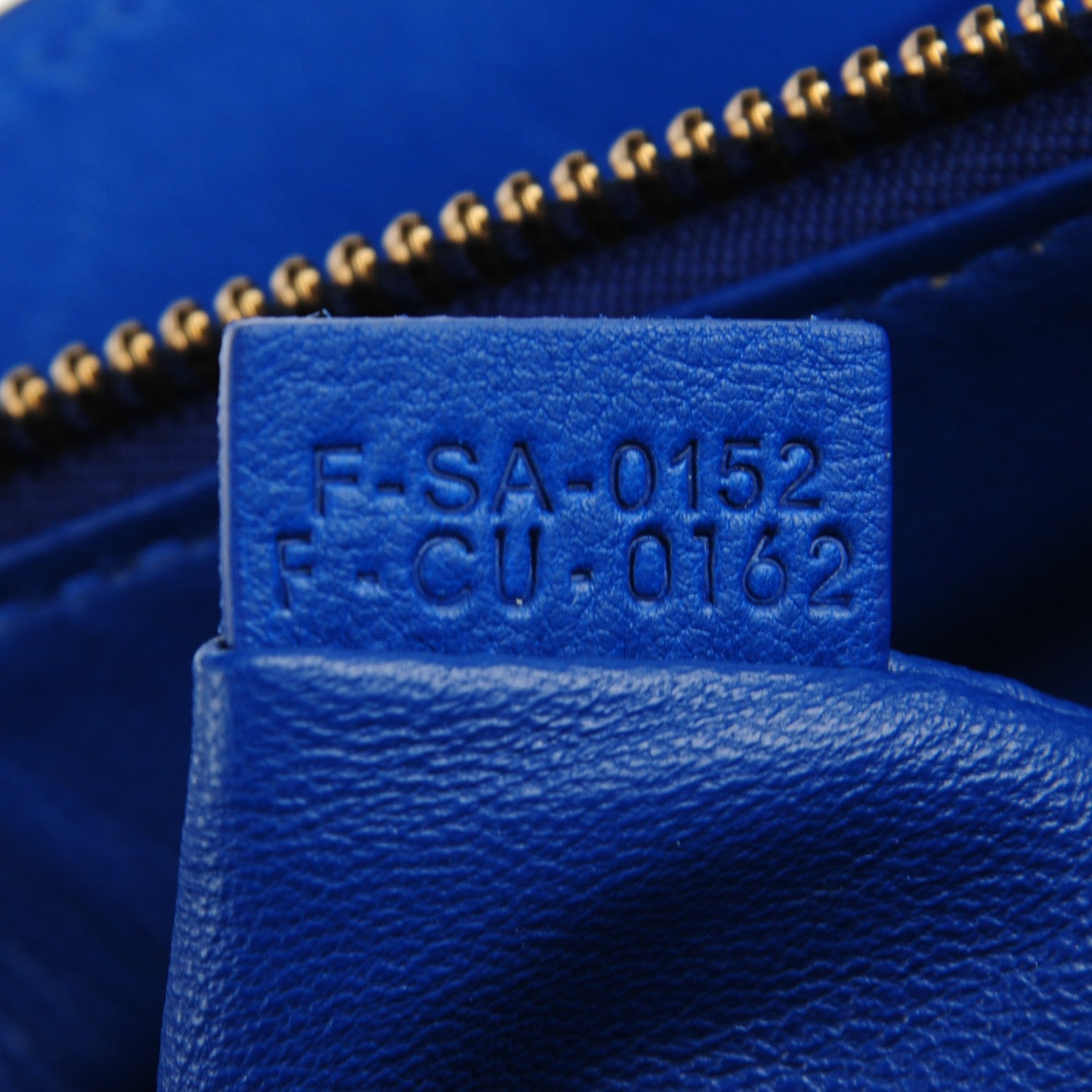 Celine Smooth Calfskin Micro Luggage Royal Blue 8 of 8