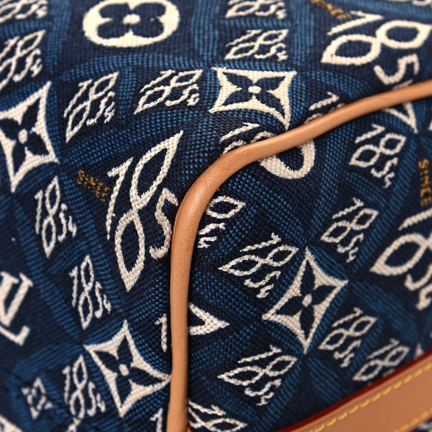 Louis Vuitton Jacquard Since 1854 Speedy Bandouliere 25 Blue 11 of 13