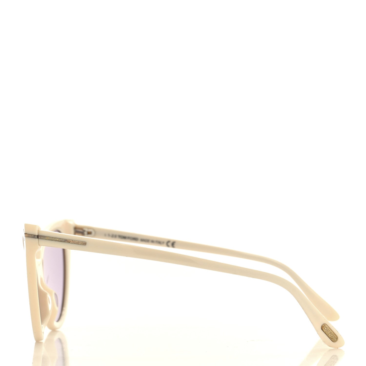 Tom Ford Evelyn-02 TF820 Cat Eye Sunglasses White 3 of 7