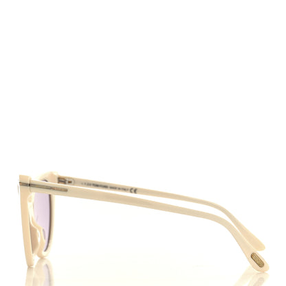 Tom Ford Evelyn-02 TF820 Cat Eye Sunglasses White 3 of 7