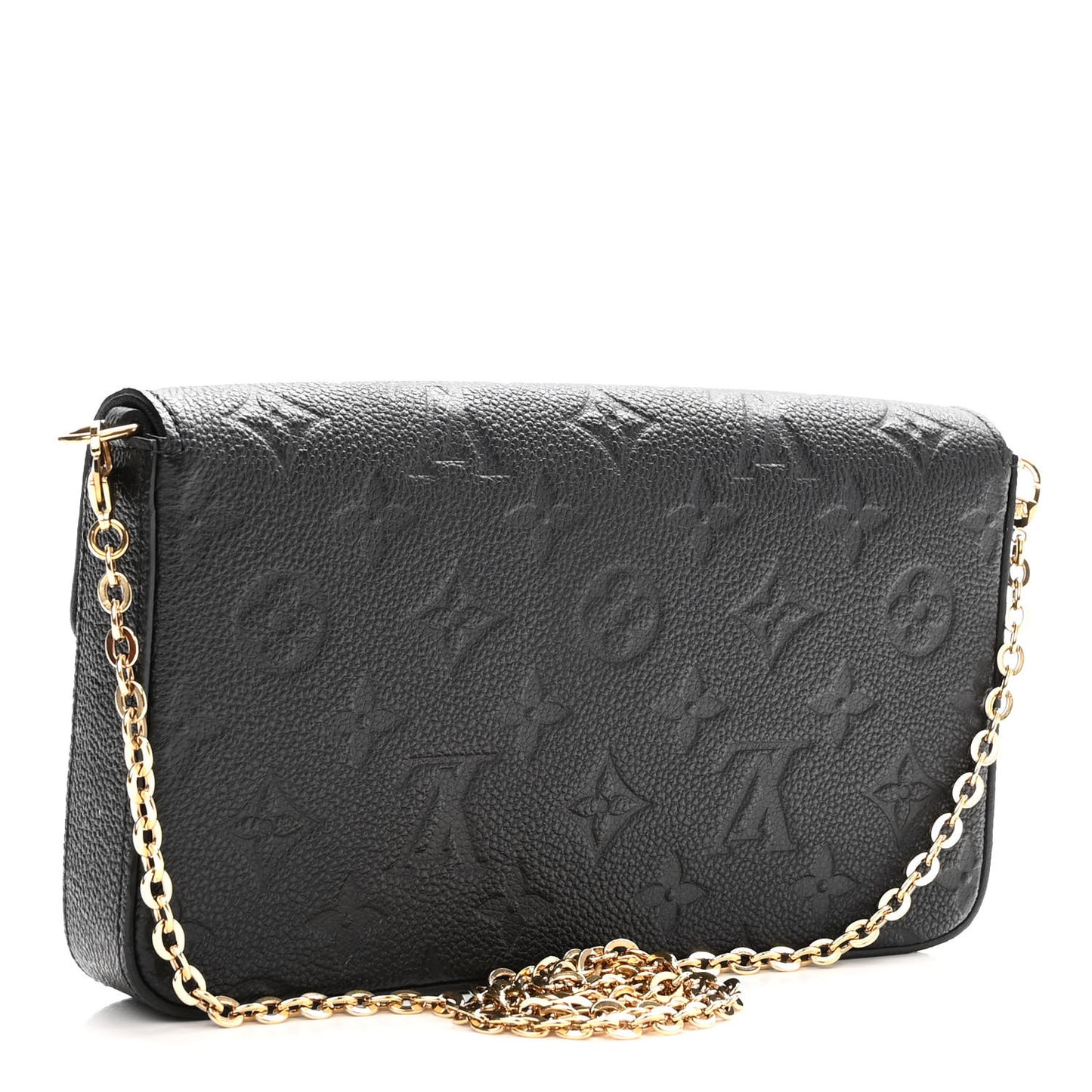 Empreinte Pochette Felicie Chain Wallet Black