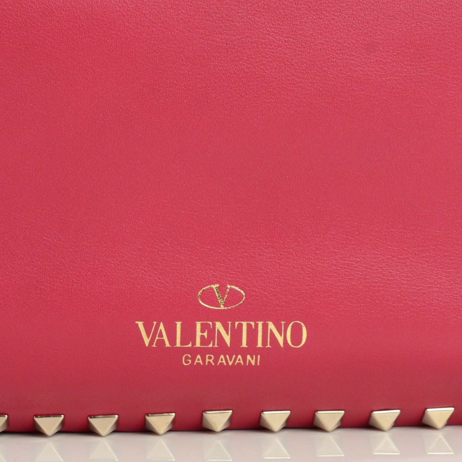 Valentino Garavani Vitello Medium Rockstud Tote Cyclamin 6 of 9