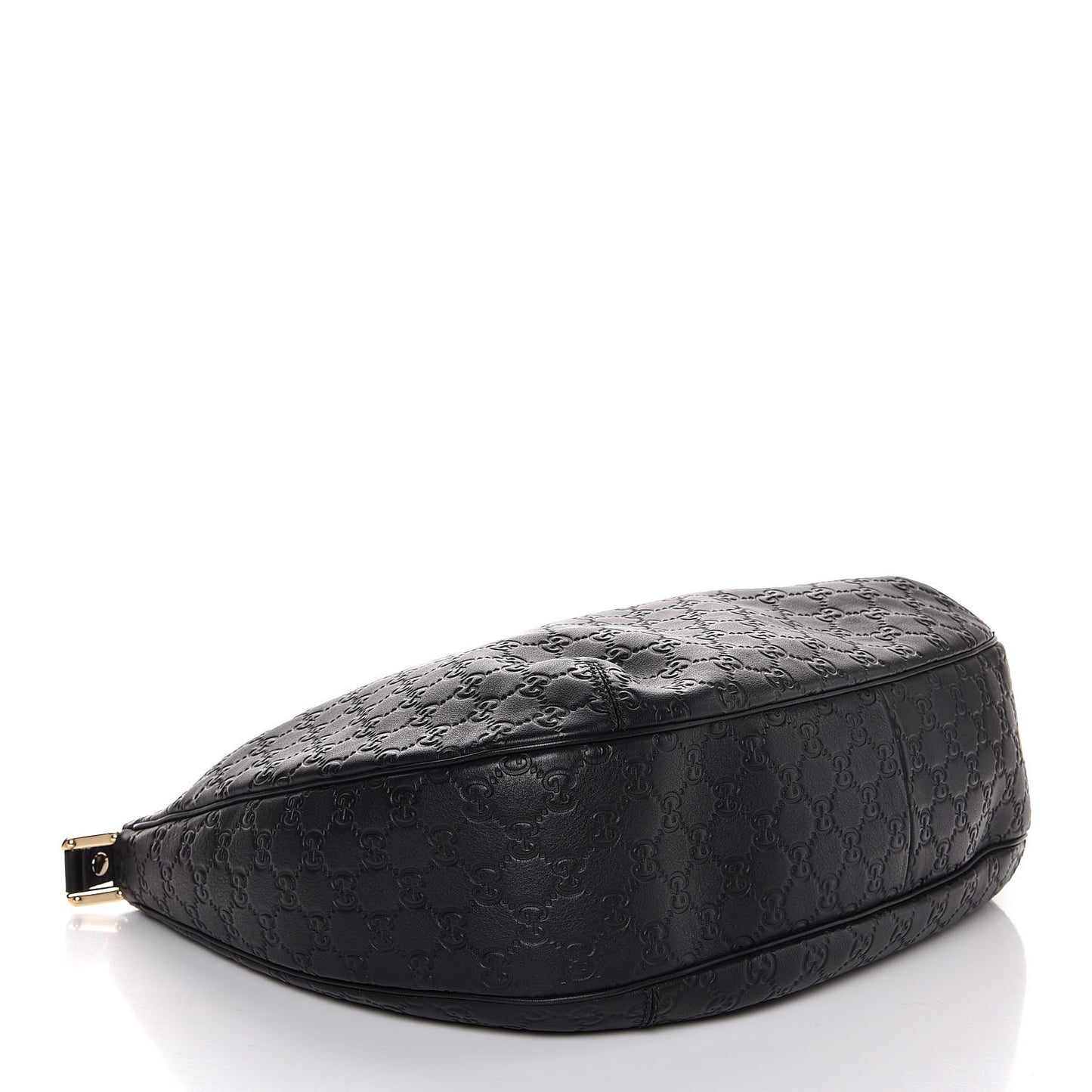 Guccissima Large New Ladies Web Hobo Black