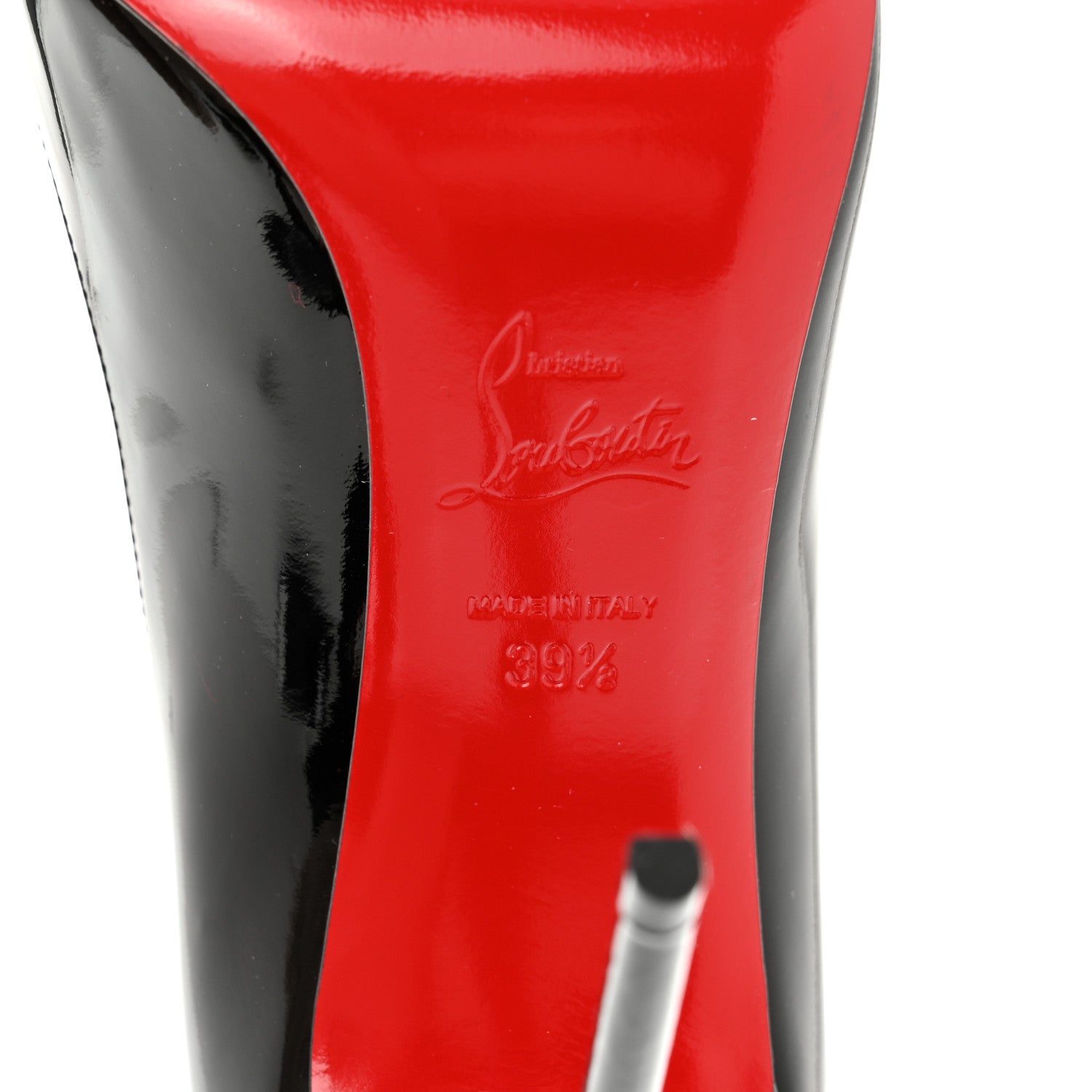 Christian Louboutin Patent So Kate 120 Pumps 39.5 Black 6 of 8