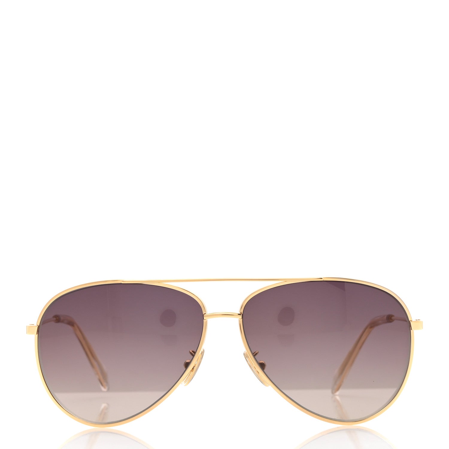 Celine Aviator Sunglasses CL 40062U Gold 2 of 9