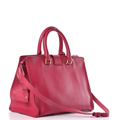 Saint Laurent Calfskin Small Classic Y Cabas Fuchsia 3 of 9