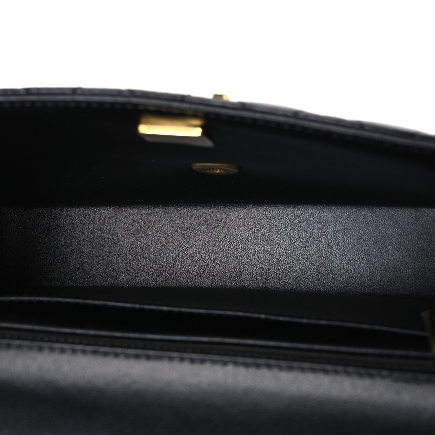Chanel Lambskin Quilted Small Strass On Top Flap Bag Black 5 of 11