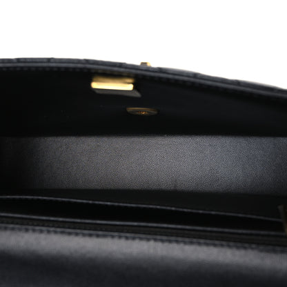 Chanel Lambskin Quilted Small Strass On Top Flap Bag Black 5 of 11