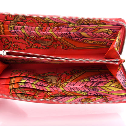 Hermes Epsom Silk'In Wallet Rose Jaipur 5 of 6
