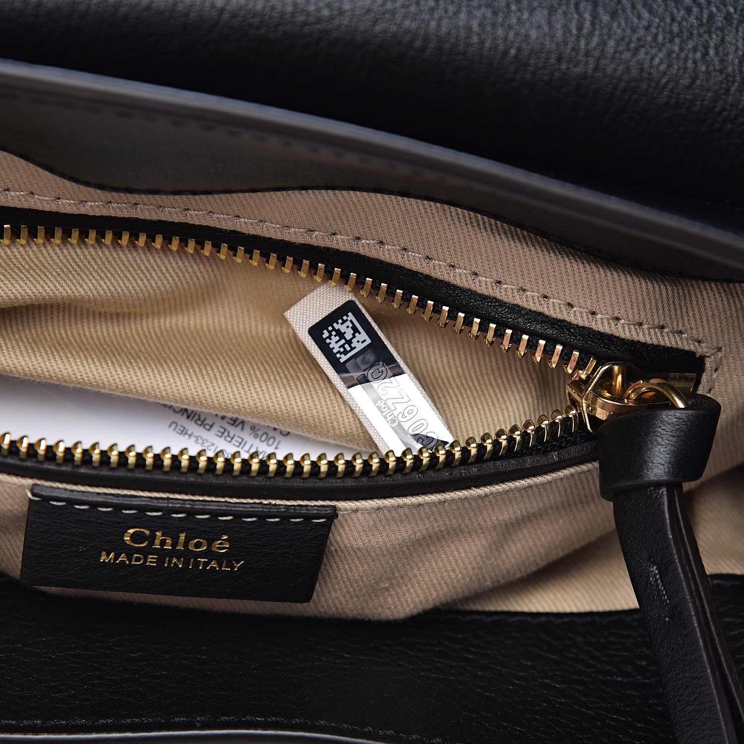 Chloe Suede Calfskin Small Faye Backpack Black 8 of 11
