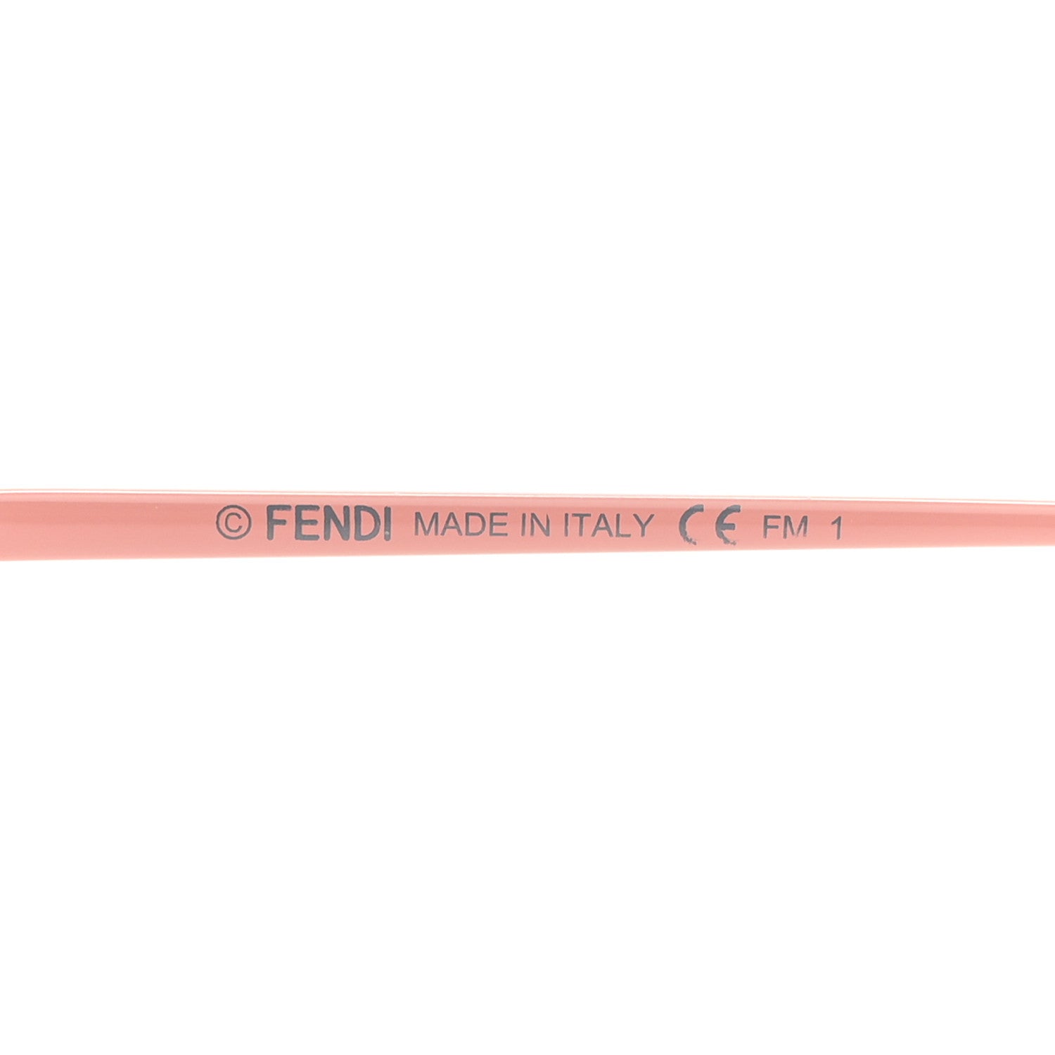 Fendi Metal F is Fendi Printed Run Away Round Frame Sunglasses FF 0343/S Pink 6 of 8