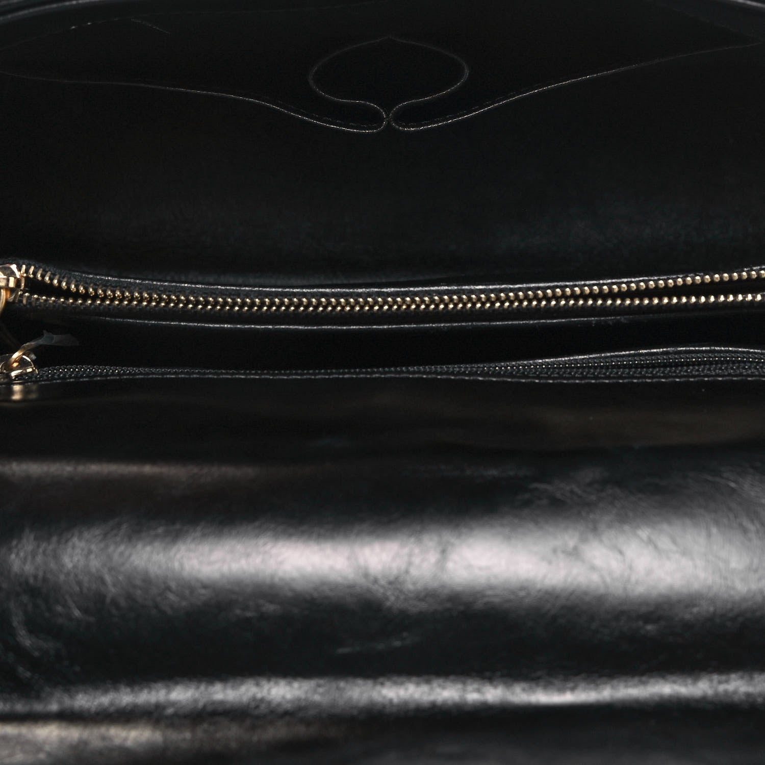 Chanel Calfskin Lizard Chevron Quilted Medium Coco Handle Flap Black 5 of 18
