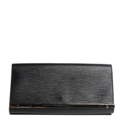 Louis Vuitton Epi Sevigne Clutch Black 1 of 7