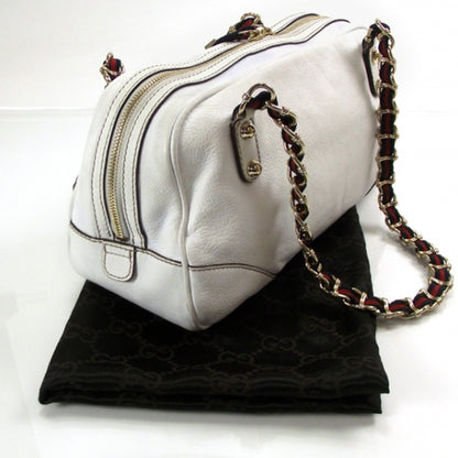 Gucci Leather Small Capri Tote White 3 of 11