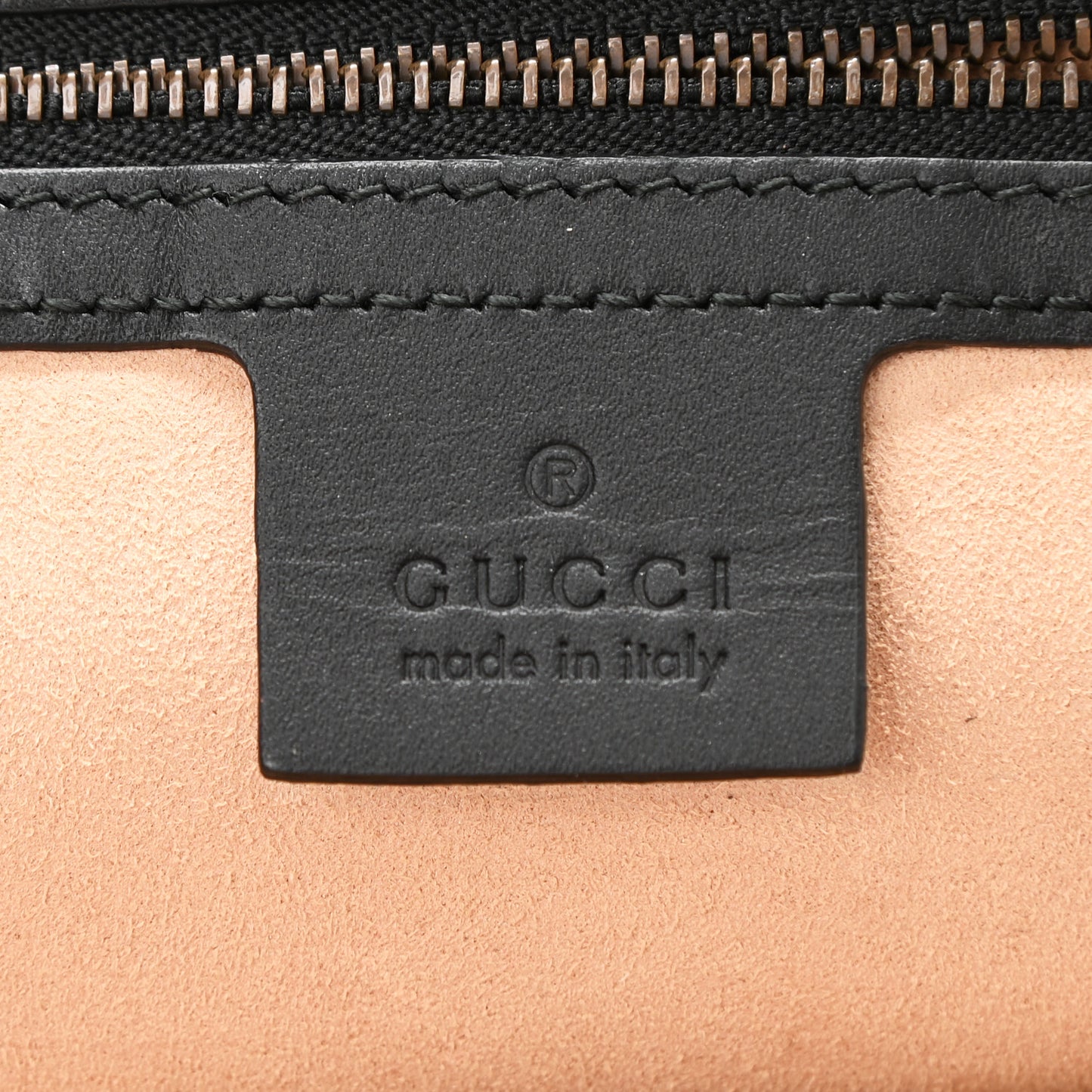 Suede Ophidia Medium Re(Belle) Top Handle Bag Nocciola Black