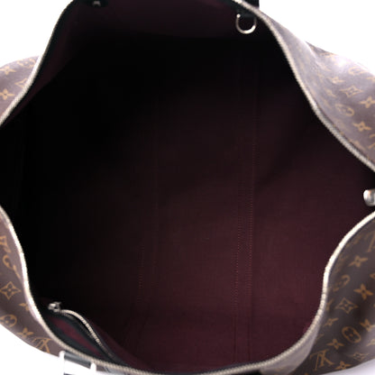 Louis Vuitton Monogram Macassar Keepall Bandouliere 55 5 of 10