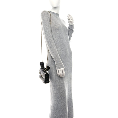 Valentino Garavani Lambskin Small Rockstud Spike Shoulder Bag Black 2 of 12