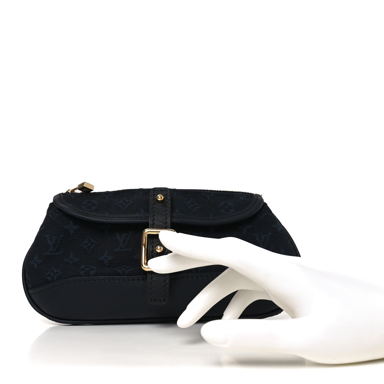 Louis Vuitton Mini Monogram Anne Sophie Pochette Clutch Bleu 2 of 6
