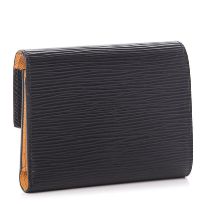 Louis Vuitton Epi Grenelle Compact Wallet Black 3 of 8